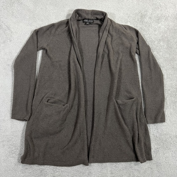 Barefoot Dreams Sweaters - Barefoot Dreams Cardigan Sweater Womens XS Brown Bamboo Blend Chic Lite Pockets